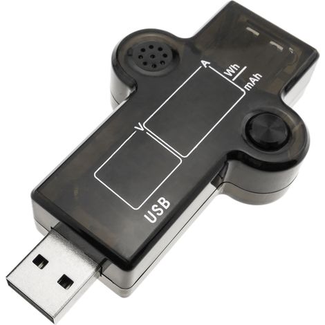 BeMatik - Voltímetro y nivel de carga USB con visores de 3 dígitos