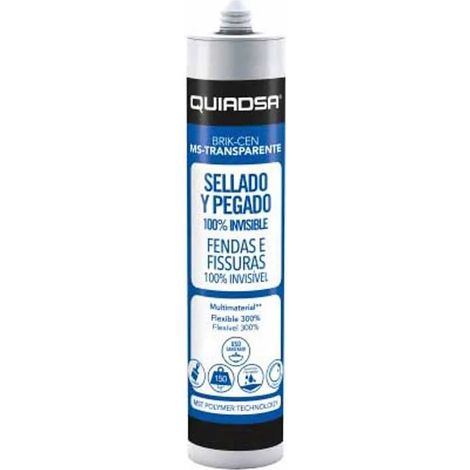 Klebstoff quiadsa ms polymer transparent wetterbeständig UV-resistent