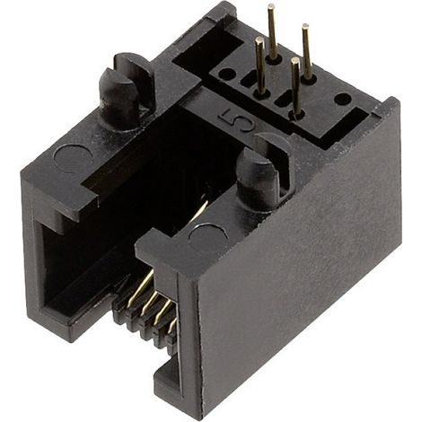 encitech RJJU-64-123-E3H-011  3253-0002-01 Buchse, Einbau horizontal   Polzahl Sensoren 6P4C  1 St.