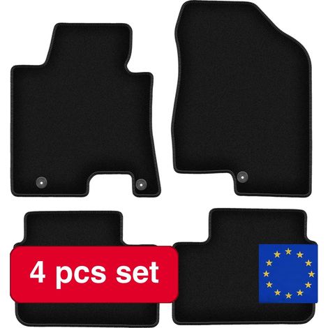 Alfombras y moquetas, protección básica para suelos, diseño ligero, color negro. (1/5)