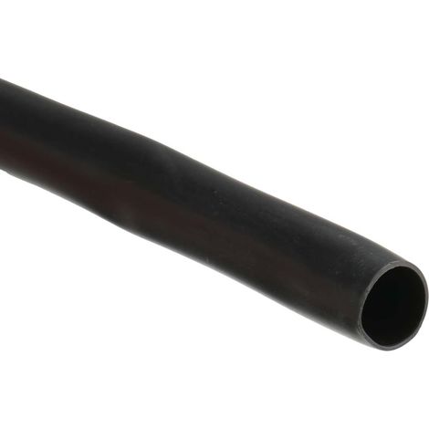 Rs Pro – Gaine thermorétractable 10mm – Longueur 10m – PVC noir – Température d'utilisation -20°C à +85°C – Réaction au feu auto