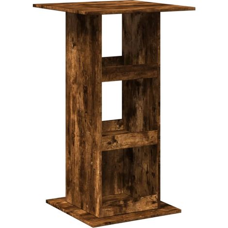 Maison Exclusive - Tavolo Bar Portaoggetti Rovere Fumo 60x60x102 cm Multistrato