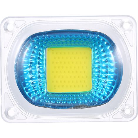 Conjunto de iluminación LED COB blanca de alto rendimiento de 6040 mm, 50 W, 220 V CA, con lente integrada, para acuarios/peceras portátiles. (1/5)