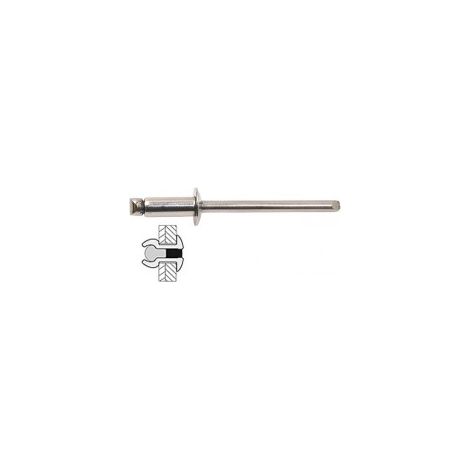 TECHMAN 25 rivets inox / inox à tête plate Ø 4,8 x 10 mm (1/2)