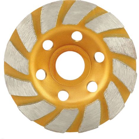 100 Mm Diamètre Extérieur Round Diamond Grinceing Wheel Grinder Cutter pour le Traitement et le Polissage du Marbre, du Granit, de la Céramique, du Béton (1/4)