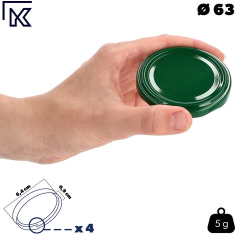 Burklock lot de 50 Diamètre 63 mm 4 verrous usage quotidien (1/4)