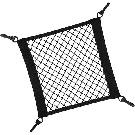 Filet Élastique pour Panier de Vélo 28 x 30 cm – Filet de Bagages Moto Universel, Filet Araignée Moto pour Casques, Filet de Bagages pour Vélo Électrique et Trottinette (1/5)