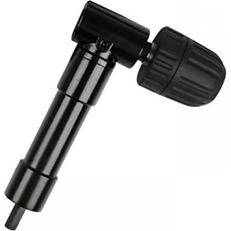 (150×90×35) 90° Self-Tightening Right Angle Chuck, Quick Release Elbow Drill Chuck Screwdriver Bit Angle Attachment Chuck Drill Bit Adapter Right Angle Attachment for Drill (1/5)