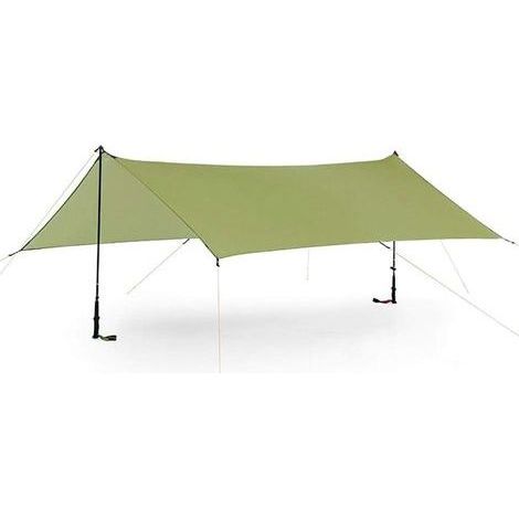 TAISHENGDA-Vela de sombra rectangular de 3x4,5 m resistente al agua, protección UV de velas de sombra, tela Oxford resistente al sol balcón exterior jardín Patio, verde (1/5)