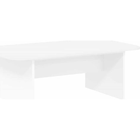 Maison Exclusive - Couchtisch Weiß 93 x 53 x 33 cm Holzwerkstoff