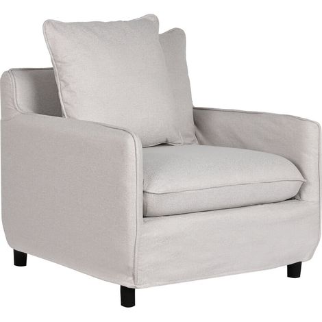 Sillon Poliester 85X85X74 Beige (1/5)