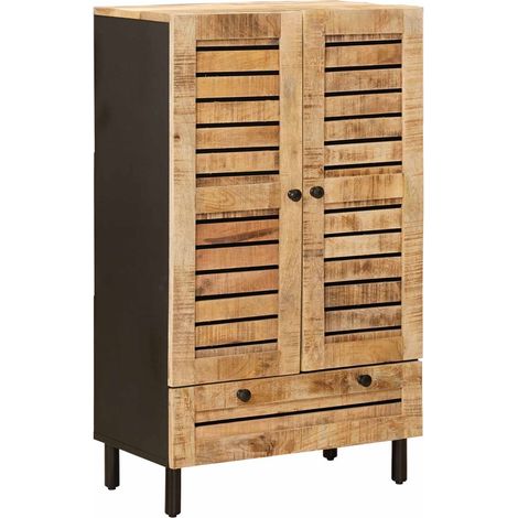 Stauraumschränke Natur 60 x 33 x 100 cm Massivholz Mango vidaXL (1/5)