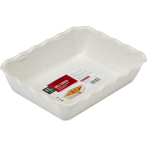 Plat polycarbo. rectangulaire - 26.5 x 33.5 x 8 cm - Lot de 6 - Cambro