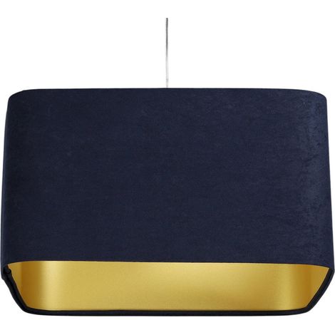 Suspension éclat d'élégance velours - Hauteur 30 cm (1/5)
