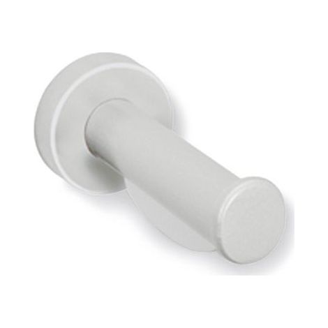 WC-Papierhalter Ser 801, mit Rosette reinweiß (1/3)