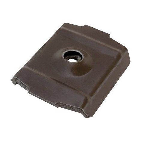 CAPPELLOTTO COPERTURE GRECATE - GRECA MM 15/19 TESTA MORO RAL8017 CF=PZ 100- 1 confezioni