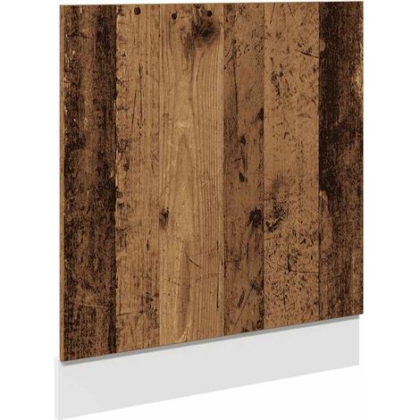 Dishwasher Panel Lyon Old Wood 60x1.5x67 cm Engineered Wood vidaXL