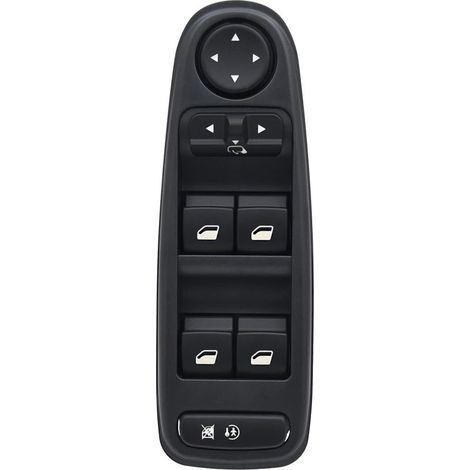 Interrupteur de lève-vitre électrique pour CITROEN C4 GRAND PICASSO 2006-2013 – Remplacement OEM 6554.YH – Installation facile – Matériau ABS et métal (1/5)