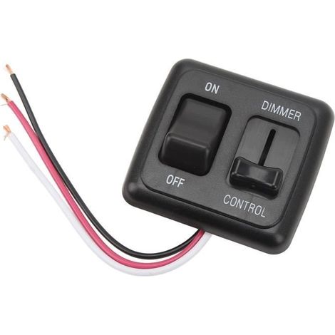 Variateur 12V - Compatible LED et halogène - Installation facile - Compact (1/4)