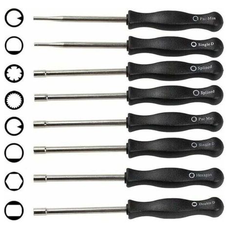 BUNTHAUS PA 8PCS Tournevis de Carburateur - Ensemble d'Outils de Réglage du Carburateur - Réglage du Carburateur pour Moteurs 2 Temps (1/4)