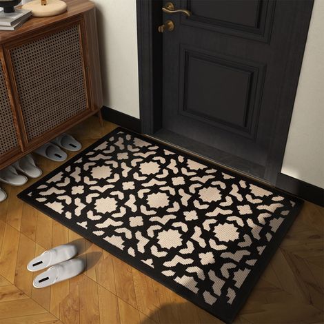 Tapis De Sol Intérieur - 50x80 cm - Épaisseur 0,8 cm - Anti-dérapant - Facile À Nettoyer - Pour Entrée Intérieure - 1 Pièce (1/5)