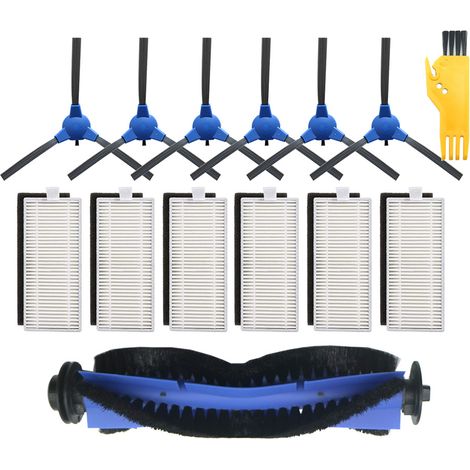 Brosse latérale pour aspirateur robot Cecotec Conga Excellence 1090, filtre HEPA, accessoires de rechange (1/4)