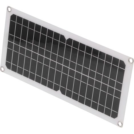 Panneau solaire 18W 12V, panneau solaire semi-flexible, chargeur de batterie pour voiture, bateau et accessoires de plein air. (1/5)