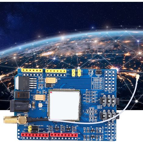 Module de carte de développement : composants électroniques, 2 antennes, interface 1,5 mA pour horloge temps réel (RTC). (1/5)
