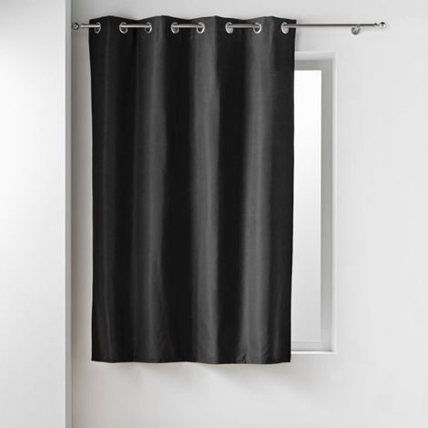 Rideau Isolant Thermique "Micropolar" 135x180cm Noir (1/5)