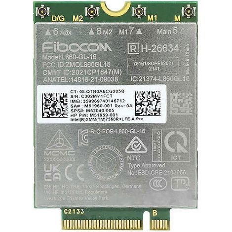 CAT16 1 Gbit/s L860-GL-16 LTE CAT16 Modul Gigabit-LTE L860-GL für Elitebook X360 (1/5)