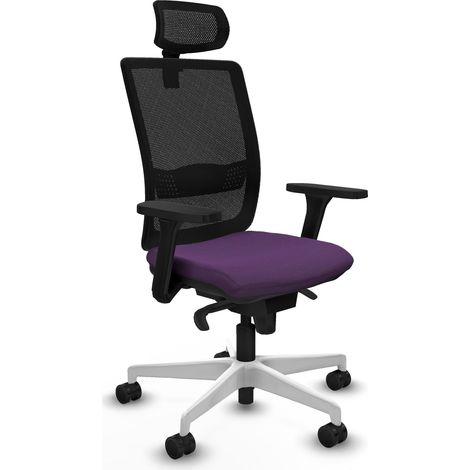 Silla de oficina piqueras y crespo Haches reposabrazos ajustables reposacabezas (1/2)
