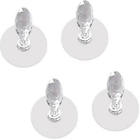 Boutons autocollants ronds en acrylique pour portes, poignées de porte et de placards. (1/3)