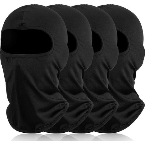 Lot de 4 cagoules passe-montagne protection UV respirante pour moto et vélo (1/5)