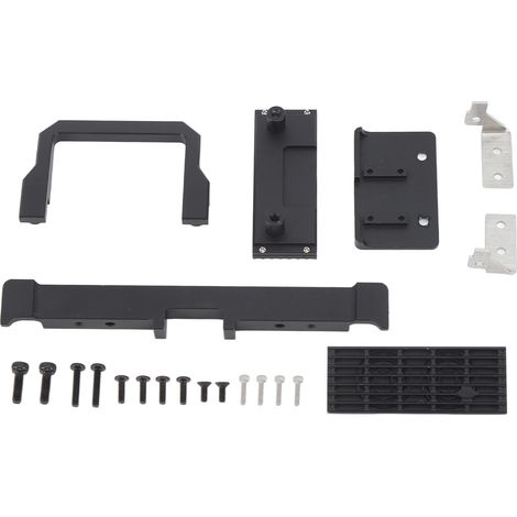 RC-Frontstoßstange mit Edelstahl-Aluminiumlegierungsgrill für Traxxas TRX4M Defender 1/18