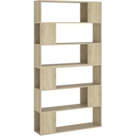 Maison Exclusive - Libreria/Divisorio Stanza Rovere Sonoma 100x24x188 cm