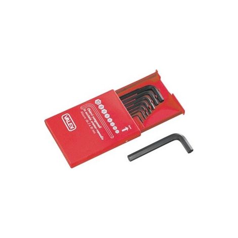 SERIE CHIAVINI ESAGONALI 8 PZ MM.2-10