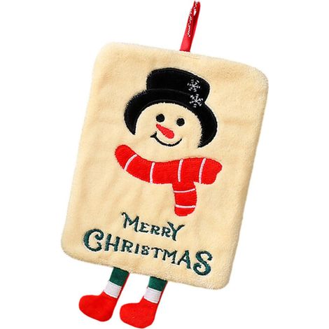 Serviette de cuisine de vacances,-Bonhomme de neige de Noël
