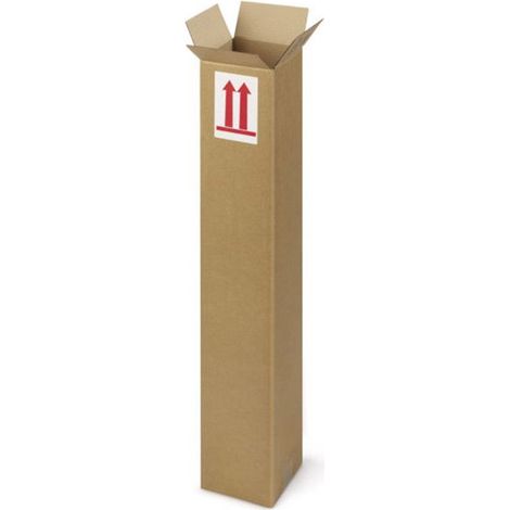 5 cartons d'emballage allongés 50 x 10 x 10 cm - Simple cannelure