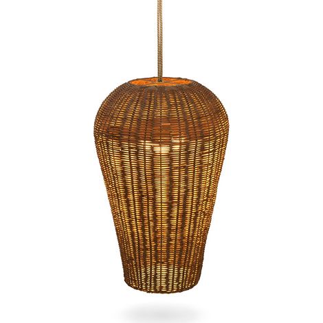SAONA 50 cm Lampada a sospensione con luce calda a LED e batteria ricaricabile. Prodotto in Spagna (1/8)