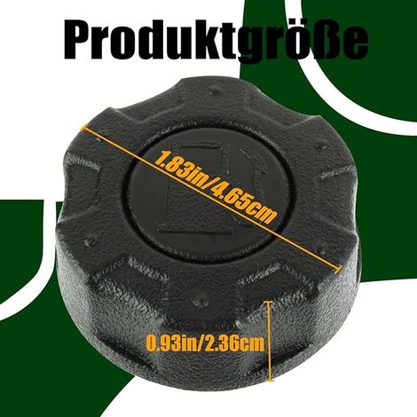 Tankdeckel für Rasenmäher, passend für Alko-Rasenmäher. Tankdeckel für Rasenmäher Al-Ko Pro 140/160/QSS OHV, Loncin, Stiga (1/5)