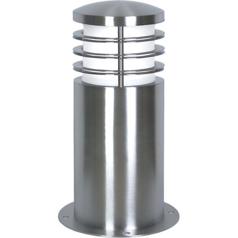 Elstead Sandbanks - Mini Paletto Luminoso da Esterno 1 Luce Acciaio Inox IP44, E27 (1/3)