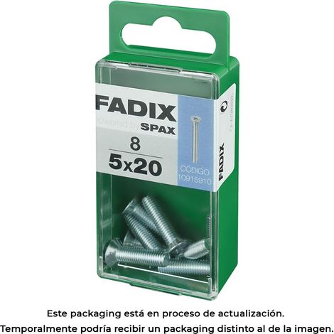 Vis métrique CP, M 5x20mm, boîte 8 pièces Fadix 85761 (1/3)