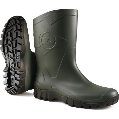 Stivale PVC Tronchetto Dane Dunlop Verde 45 (1/5)
