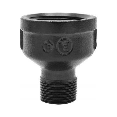 Reductor macho, MyTube, 25 mm de diámetro, negro mate SANS MARQUE
