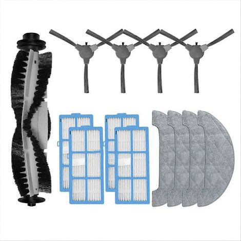 Aspirateur robot, rouleau, brosse principale latérale, filtre, chiffons de nettoyage (1/5)