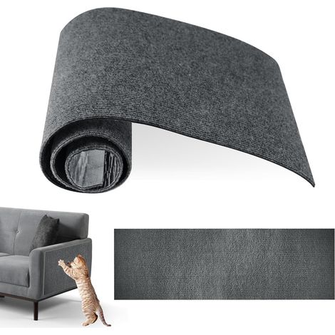 Protection anti-griffures pour canapé et canapé pour chats, griffoir auto-adhésif, 30 x 100 cm, protège tapis et meubles, découpable pour une utilisation personnalisée. (1/5)