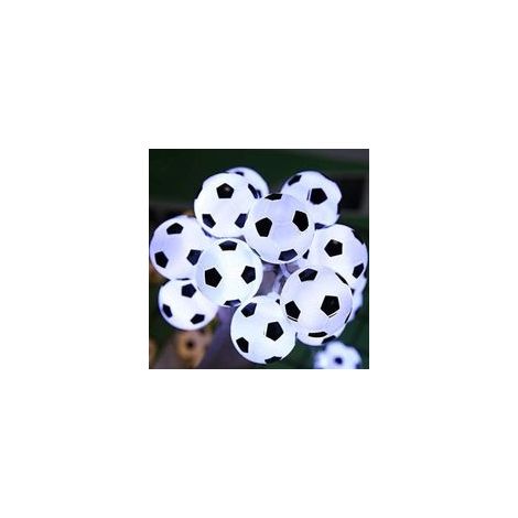 10LEDs Ballons de Football Guirlandes Lumineuses LED Fairy Light, Alimenté par Pile, Chambres à Coucher Fête à la Maison Noël Décoratif Football Fairy Lights (1/5)