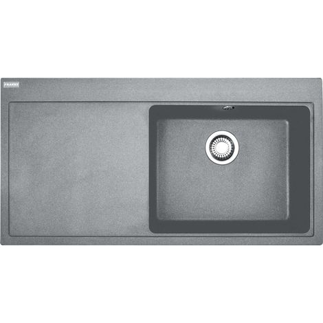 Franke Mythos - Lavello in granito MTG 611/7, 100x52 cm, grigio pietra 114.0150.014