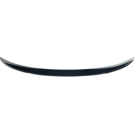 Spoiler trasero, plástico ABS de alta calidad, fácil instalación, estilo MP negro. (1/2)