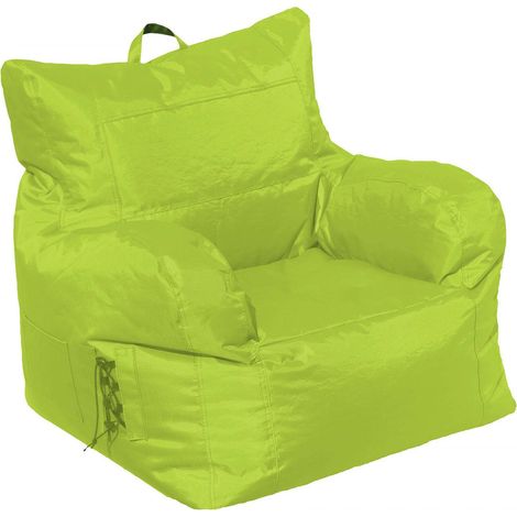 Talamo Italia Gepolsterter Sessel mit Armlehnen, Farbe Grün, Maße 80 x 80 x 80 cm